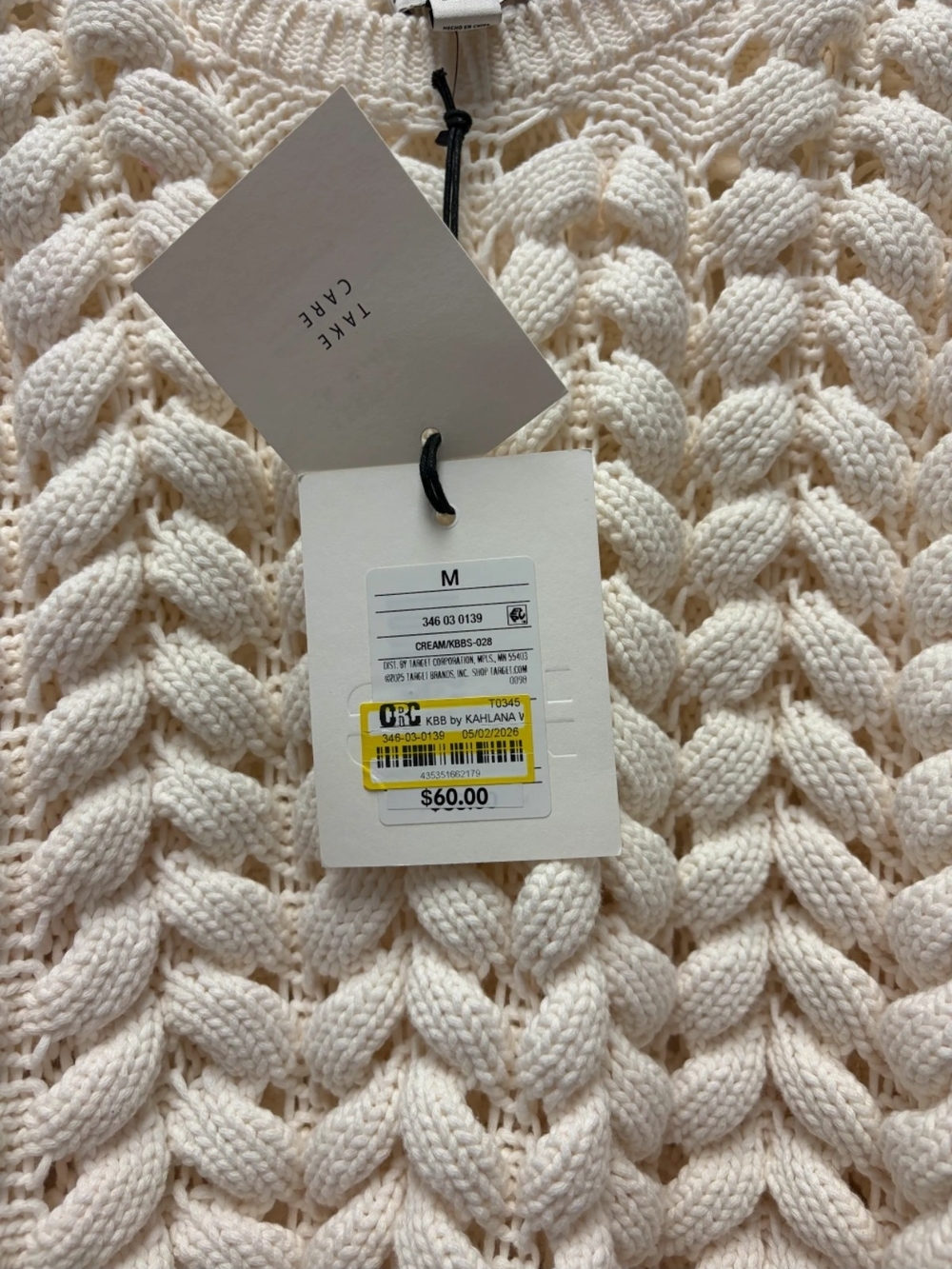 Womens Chunky Crewneck Sweater Size Medium #646 - Picture 2 of 8